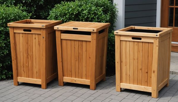 Découvrez les modèles tendance de poubelles en bois