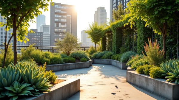 Les toitures végétalisées renforcent l'écologie en milieu urbain