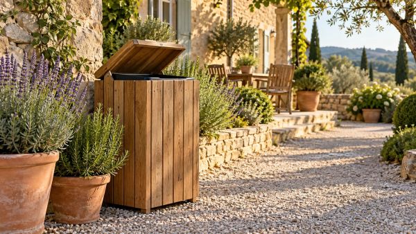 Top idées élégantes de poubelles en bois à adopter