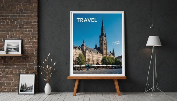 Affiche voyage : voyagez à travers l'art et l'élégance